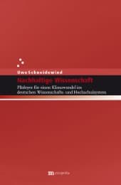 Cover von Nachhaltige Wissenschaft