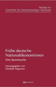 Cover von Frühe deutsche Nationalökonominnen