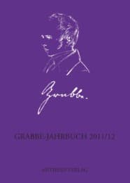 Cover von Grabbe-Jahrbuch 2011/12