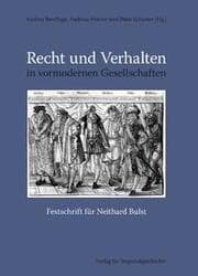 Cover von Recht und Verhalten in vormodernen Gesellschaften