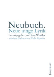 Cover von Neubuch.Neue junge Lyrik