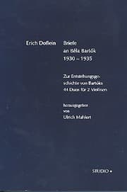 Cover von Briefe an Béla Bartók 1930-1935