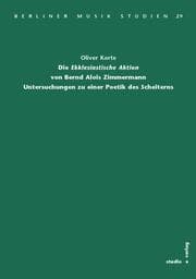Cover von Die Ekklesiastische Aktion von Bernd Alois Zimmermann