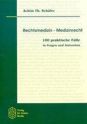 Cover von Rechtsmedizin - Medizinrecht