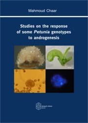 Cover von Studies on the response of some Petunia genotypes to androgenesis
