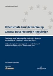 Cover von Datenschutz-Grundverordnung/General Data Protection Regulation