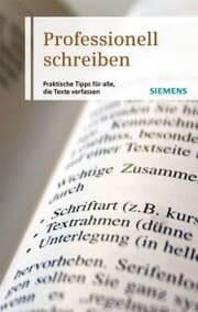 Cover von Professionell schreiben