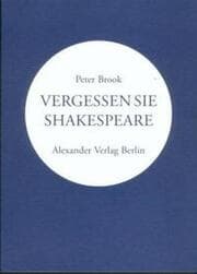 Cover von Vergessen Sie Shakespeare