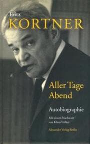 Cover von Aller Tage Abend