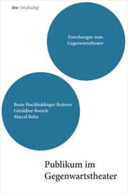 Cover von itw:im dialog - Publikum im Gegenwartstheater