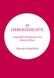 Cover von 33 Liebesgedichte