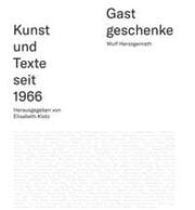Cover von Gastgeschenke - Kunst und Texte seit 1966