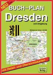 Cover von Buchstadtplan Dresden und Umgebung