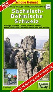 Cover von Große Wander- und Radwanderkarte Sächsisch-Böhmische Schweiz