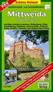 Cover von Radwander-und Wanderkarte Mittweida und Umgebung