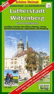 Cover von Radwander- und Wanderkarte Lutherstadt Wittenberg und Umgebung