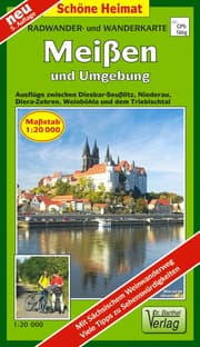 Cover von Radwander- und Wanderkarte Meißen und Umgebung