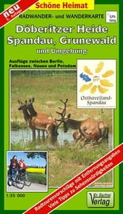 Cover von Radwander- und Wanderkarte Döberitzer Heide, Spandau, Grunewald und Umgebung