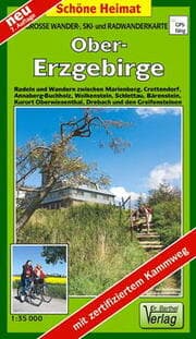 Cover von Große Wander-, Ski- und Radwanderkarte Obererzgebirge