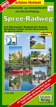 Cover von Radwander- und Wanderkarte Spree-Radweg