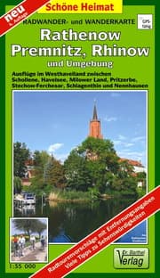 Cover von Radwander- und Wanderkarte Rathenow, Premnitz, Rhinow und Umgebung