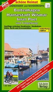 Cover von Radwander- und Wanderkarte Boltenhagen, Hansestadt Wismar, Insel Poel und Umgebung