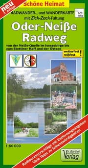 Cover von Radwander- und Wanderkarte Oder-Neiße-Radweg