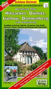 Cover von Radwander- und Wanderkarte Wendland Elbe, Hitzacker, Dömitz, Lüchow, Dannenberg und Umgebung