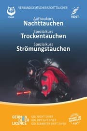 Cover von Aufbaukurs Nachttauchen - Spezialkurs Trockentauchen - Spezialkurs Strömungstauchen