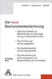 Cover von Die neue Bauhandwerkersicherung