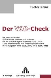 Cover von Der VOB-Check