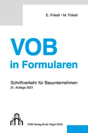 Cover von VOB in Formularen