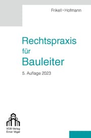 Cover von Rechtspraxis für Bauleiter