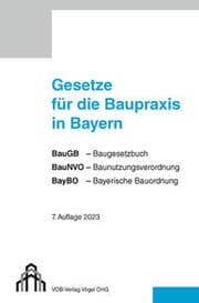 Cover von Gesetze für die Baupraxis in Bayern