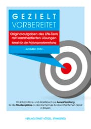 Cover von Gezielt vorbereitet - Originalaufgaben des LPA-Tests mit kommentierten Lösungen - Ideal für die Prüfungsvorbereitung