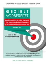 Cover von Gezielt vorbereitet Originalaufgaben des LPA-Tests mit kommentierten Lösungen. Ideal für die Prüfungsvorbereitung. -Ausgabe 2026-