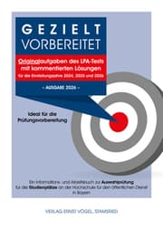 Cover von Gezielt vorbereitet - Originalaufgaben des LPA-Tests mit kommentierten Lösungen - Ideal für die Prüfungsvorbereitung