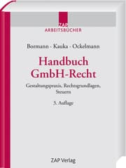 Cover von Handbuch GmbH-Recht