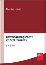 Cover von Beweisantragsrecht im Strafprozess