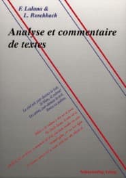 Cover von Analyse et commentaire de textes