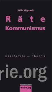 Cover von Rätekommunismus