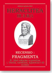 Cover von Heraclitea III.3.B/i. Fragmenta (B)