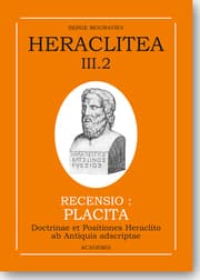 Cover von III.2: Thèses et doctrines attribuées à Héraclite par les Anciens. A. Les textes pertinents; B. Notes critiques