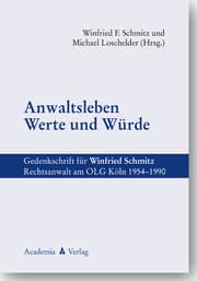 Cover von Anwaltsleben - Werte und Würde