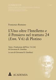 Cover von L'Uno oltre l'Intelletto e il Pensiero nel trattato 24 (Enn. V 6) di Plotino
