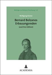 Cover von Bernard Bolzanos Erbauungsreden (und ihre Edition)
