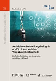 Cover von Antizipierte Freistellungsbefugnis und Schicksal variabler Vergütungsbestandteile