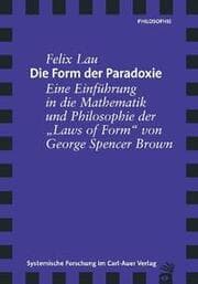 Cover von Die Form der Paradoxie