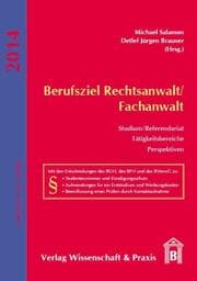 Cover von Berufsziel Rechtsanwalt-Fachanwalt.