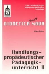 Cover von Handlungspropädeutischer Pädagogikunterricht